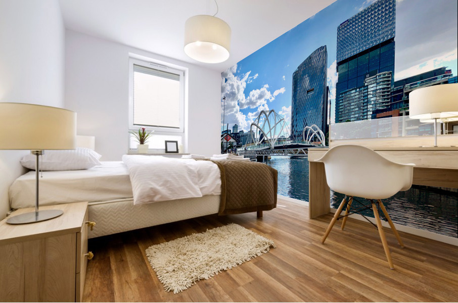 Around Yarra River in Melboune 2 Mural print