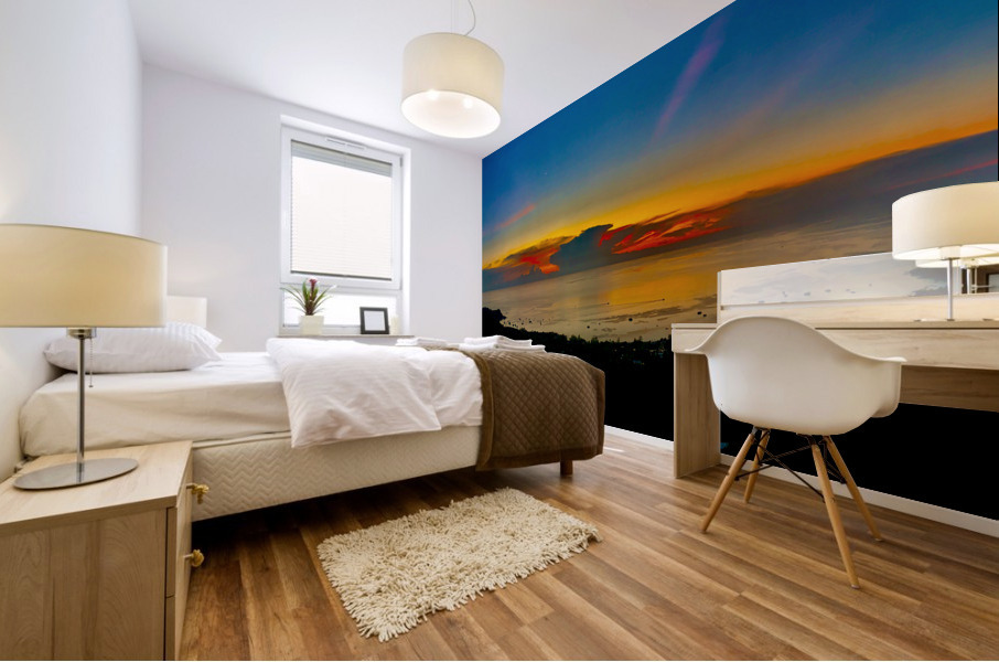 Koh Tao Sunset Mural print