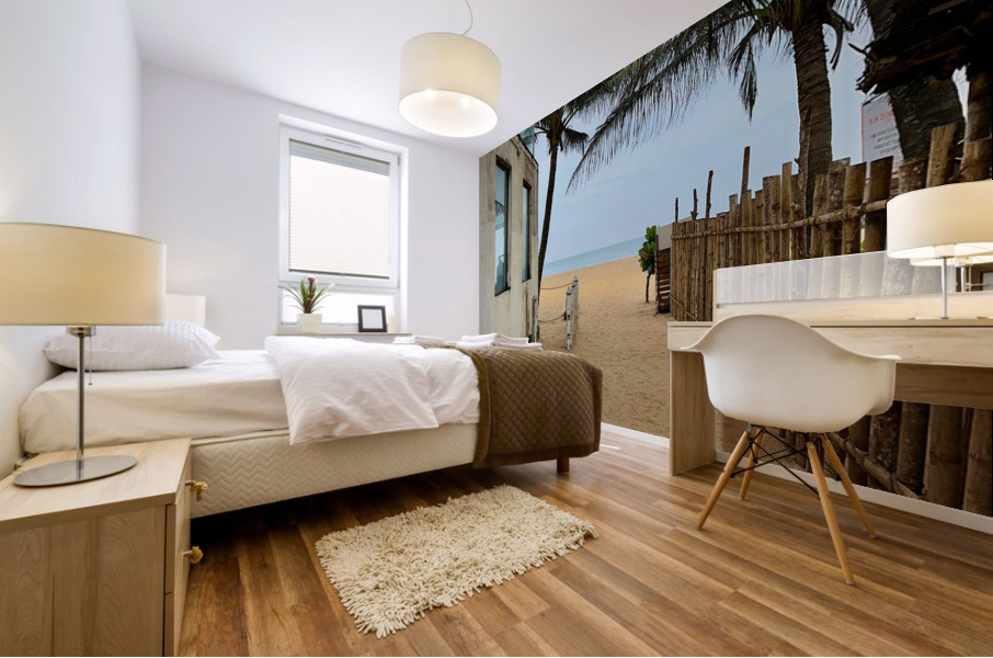 Way to the Beach Mural print