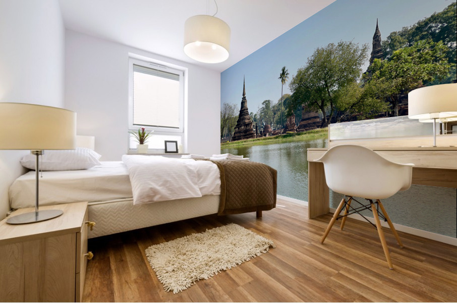 Wat Mahathat Temple Old Sukhothai Thailand 5 Mural print