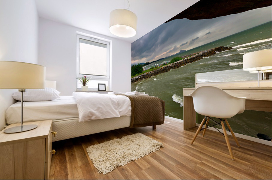 View from Wat Tham Khao Tao Hua Hin Thailand 2 Mural print