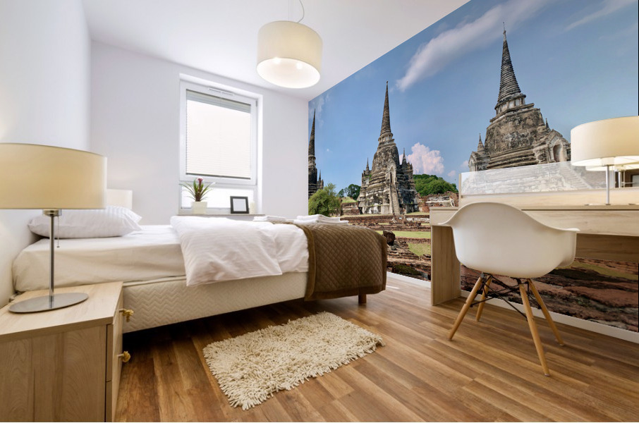 Ayutthaya Historical Park Temples 7 Mural print