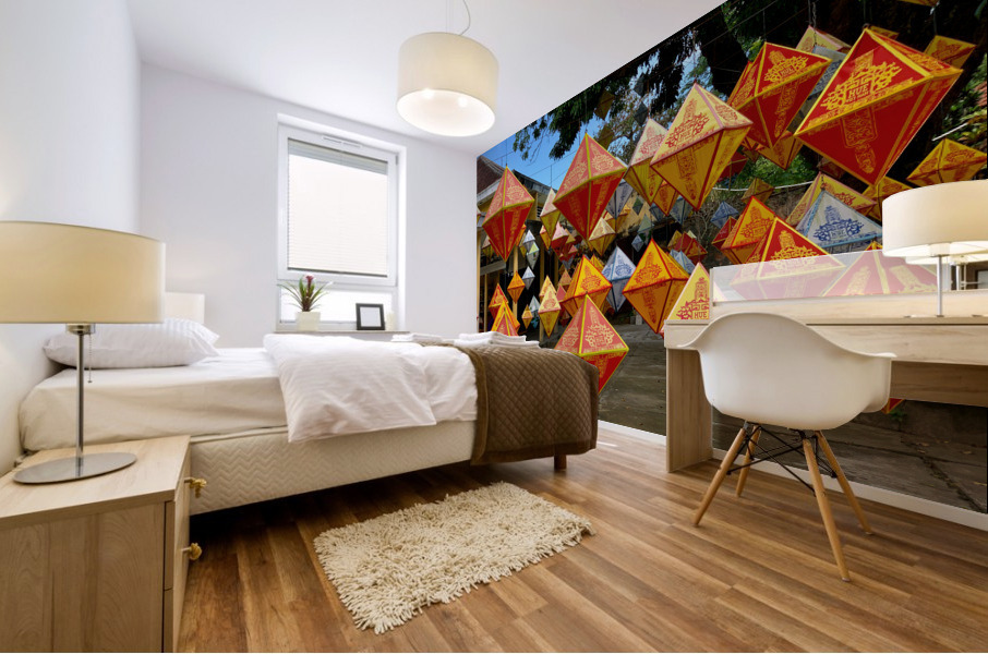 Vietnamese Lanterns Mural print