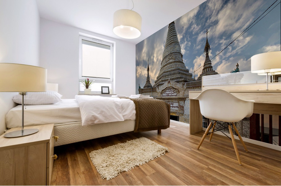 Kalaw Temple Myanmar Mural print