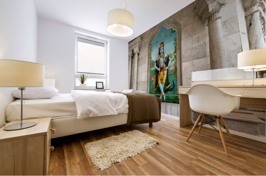 Vrindavan ISKCON Temple India 1 Mural print