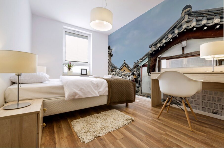 Bukchon Hanok Village Seoul Korea 8 Mural print