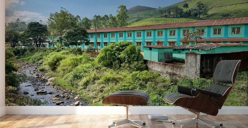 Living by the River Wall Murals