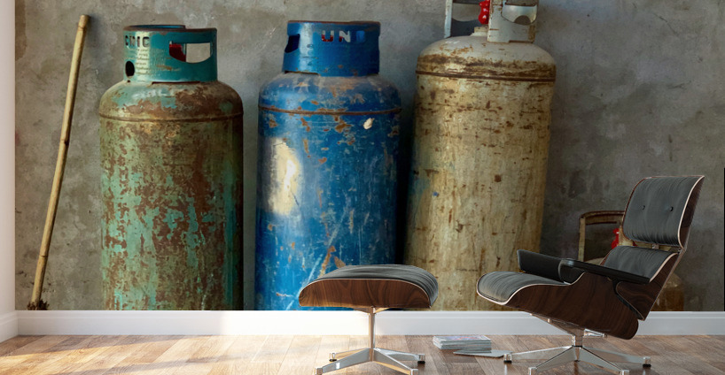 Gas Tanks Wall Murals