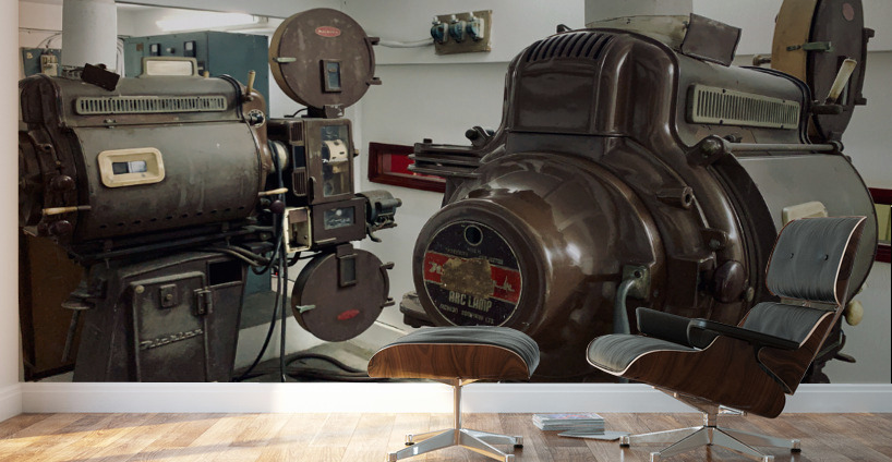 Old Projectors Wall Murals