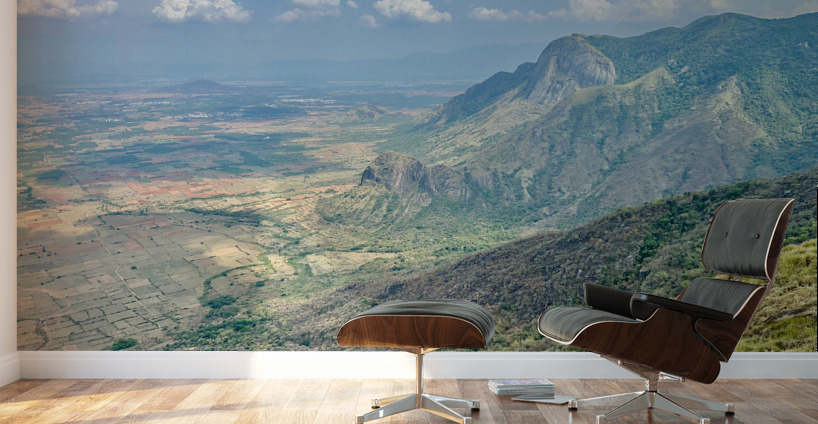 Look Down on the Valley Wall Murals