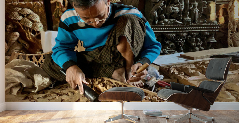 The Sculptor Wall Murals