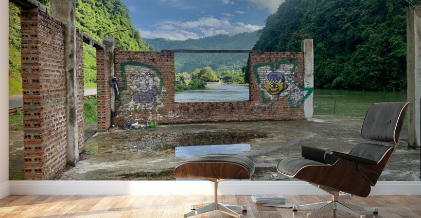 Nature Through the Window Wall Murals