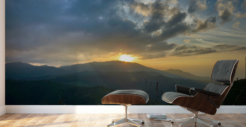 Sunrise Over the Mountain 2 Wall Murals