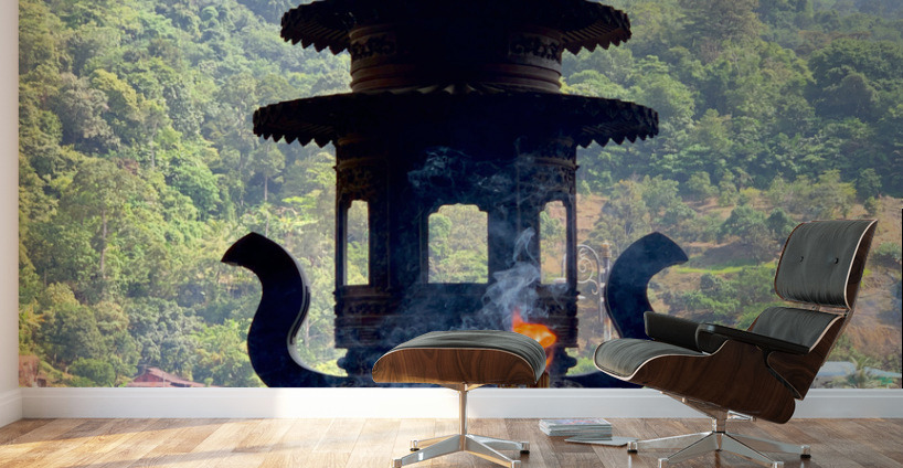 Buddhist Prayer Wall Murals