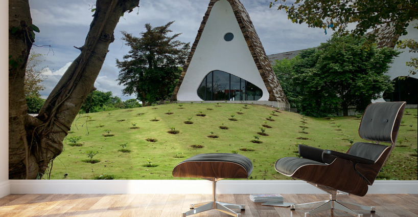 Triangle Shaped Coffee Museum 2 Wall Murals