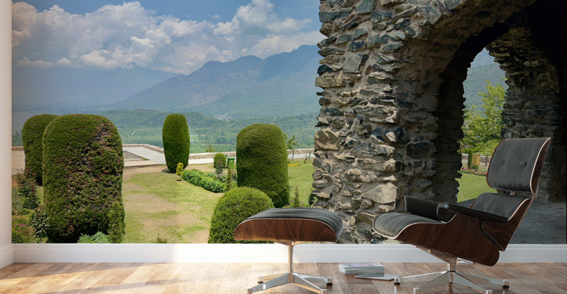 View from Pari Mahal Srinagar Wall Murals