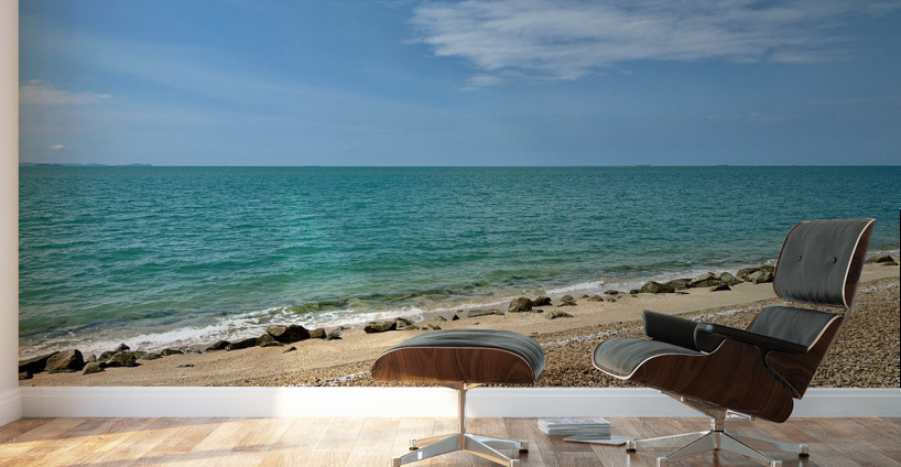 Triangles Beach Wall Murals