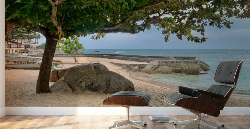 Tree on the Beach Wall Murals