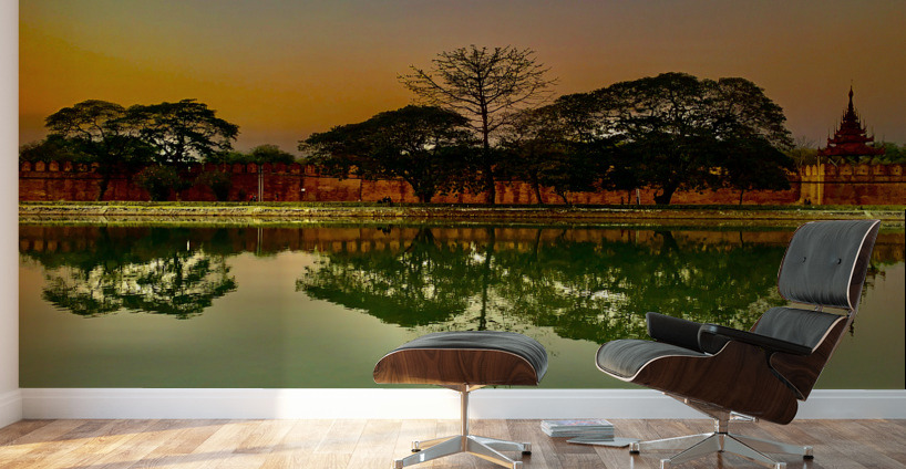 Reflections of Mandalay 3 Wall Murals