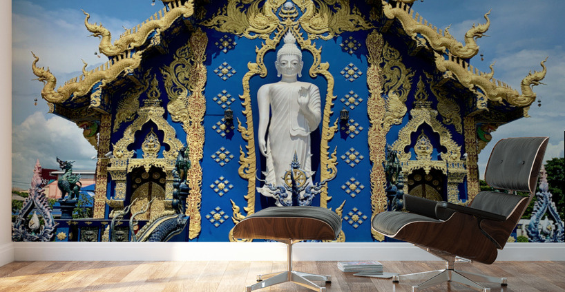 Wat Rong Suea Ten Blue Temple 2 Wall Murals