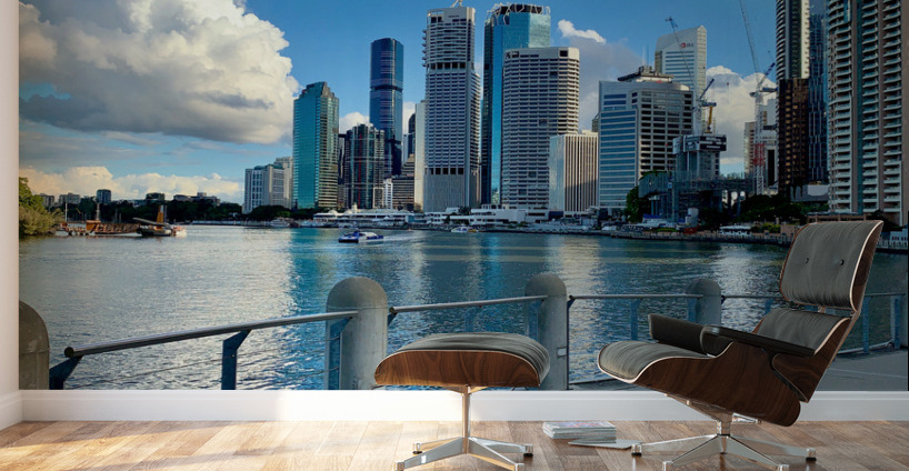 Brisbane s Skyscrapers Wall Murals
