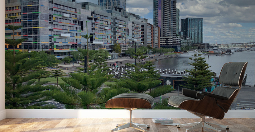 Victoria Harbour in Melbourne 2 Wall Murals