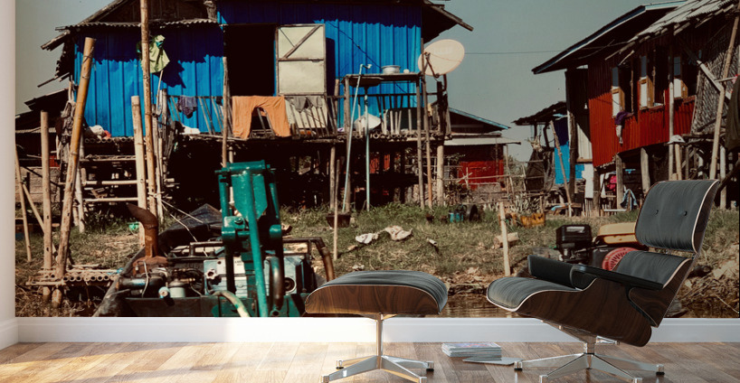 Inle Lake Reflections 6 Wall Murals