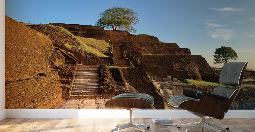 Sunrise on Top of Sigiriya Sri Lanka 9 Wall Murals