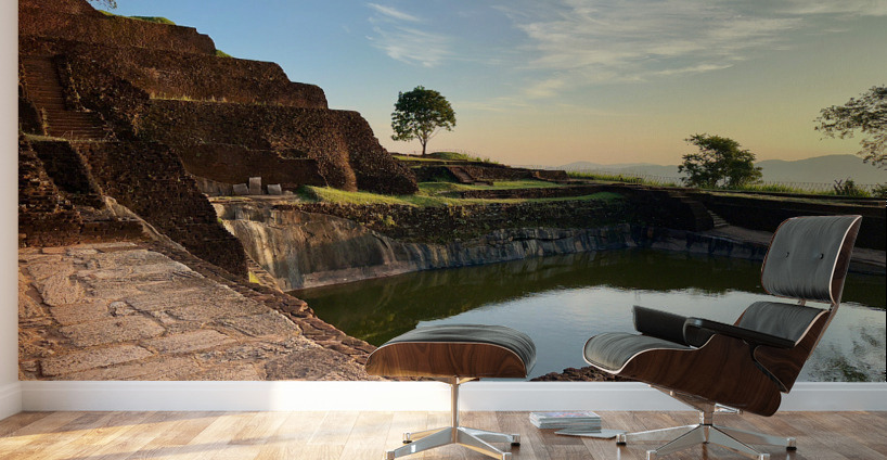 Sunrise on Top of Sigiriya Sri Lanka 8 Wall Murals