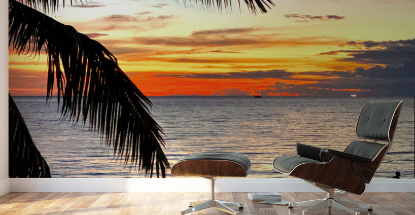 Sunset Bath Wall Murals