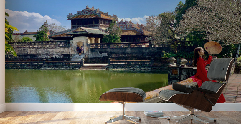 The Lady in Red Vietnam Wall Murals