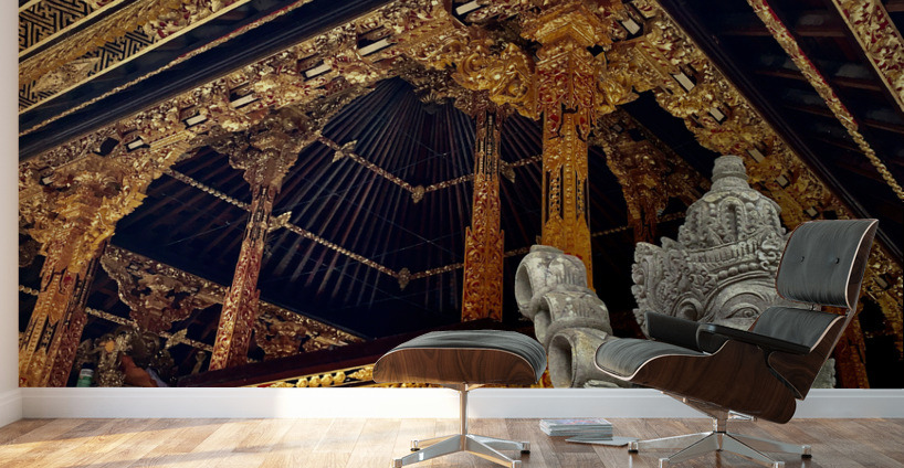 Balinese Temple Wall Murals