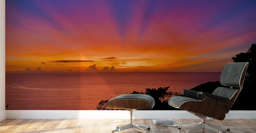 Amazing colourful Sunset 1 Wall Murals