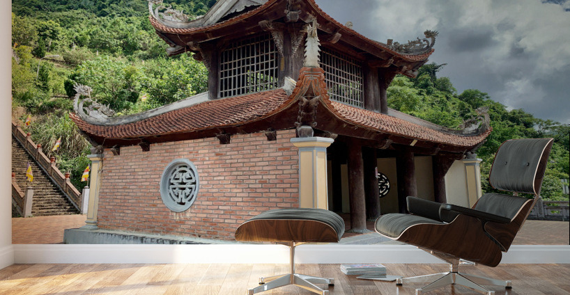 Buddhist Temple Vietnam Wall Murals