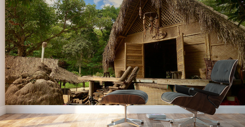 Beautiful Massive Hut Wall Murals
