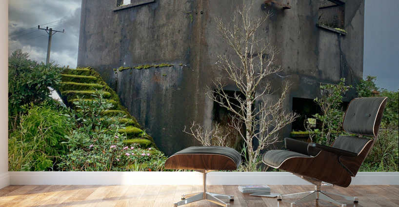 Abandonned House in Bokor Cambodia Wall Murals