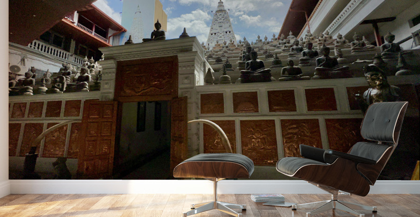 Gangaramaya Temple in Colombo Sri Lanka 2 Wall Murals