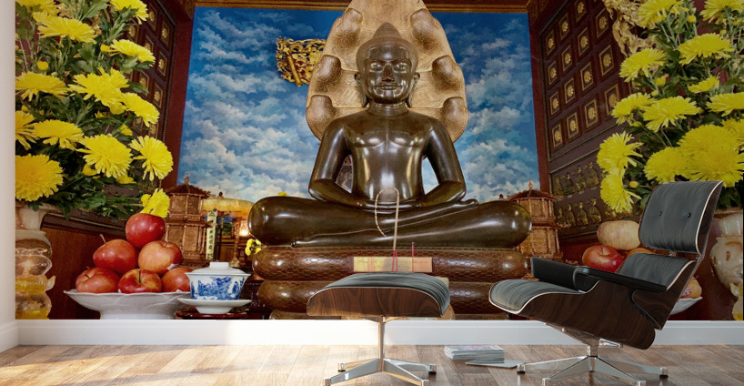 Little Brown Buddha Wall Murals