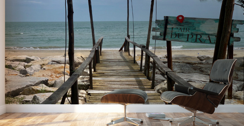 Walk to the Beach Wall Murals