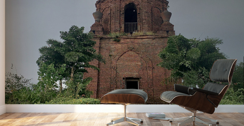 Bantay Church Bell Tower Philippines Wall Murals