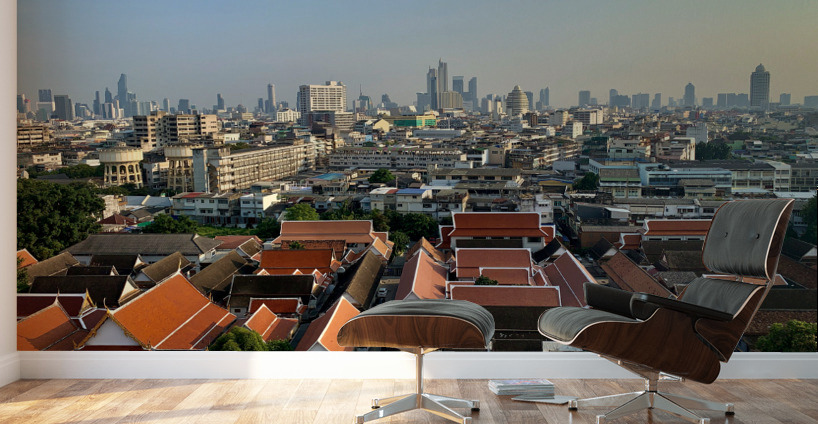 Overview of Bangkok 2 Wall Murals