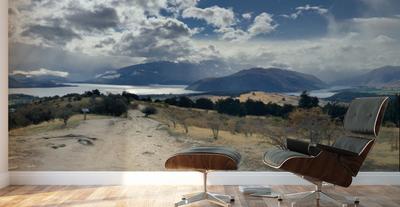 View From Mount Iron New Zealand After a Storm 5. Wall Murals