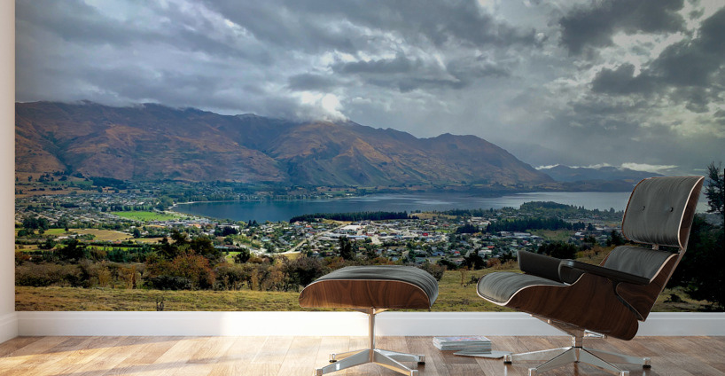 View From Mount Iron New Zealand After a Storm 3. Wall Murals