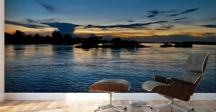 Don Det Sunset 3 Wall Murals