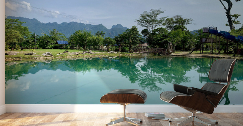 Blue Lagoons Laos Wall Murals