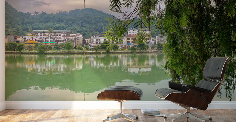 Reflections on Sapa Lake Wall Murals
