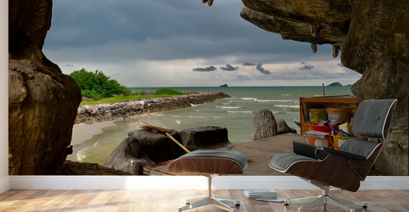 View from Wat Tham Khao Tao Hua Hin Thailand 1 Wall Murals