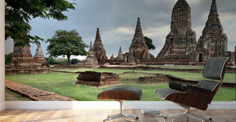 Ayutthaya Historical Park Temples 2 Wall Murals