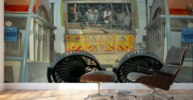 Another Day on the Job Wall Murals