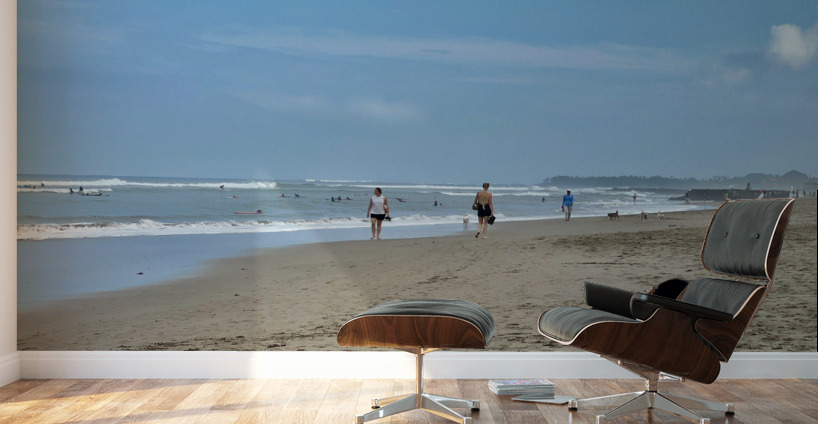 Thinking on the Beach Wall Murals